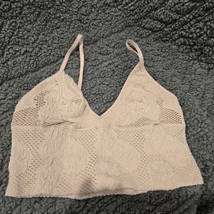 Elegant Lace Bralette in Cream